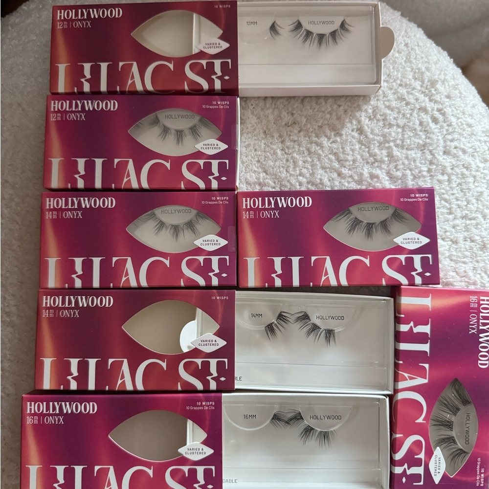 Hollywood Onyx False Eyelash Clusters Set Lilac St